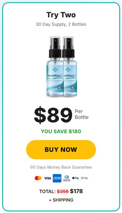 BreathEaseX 2bottle Price